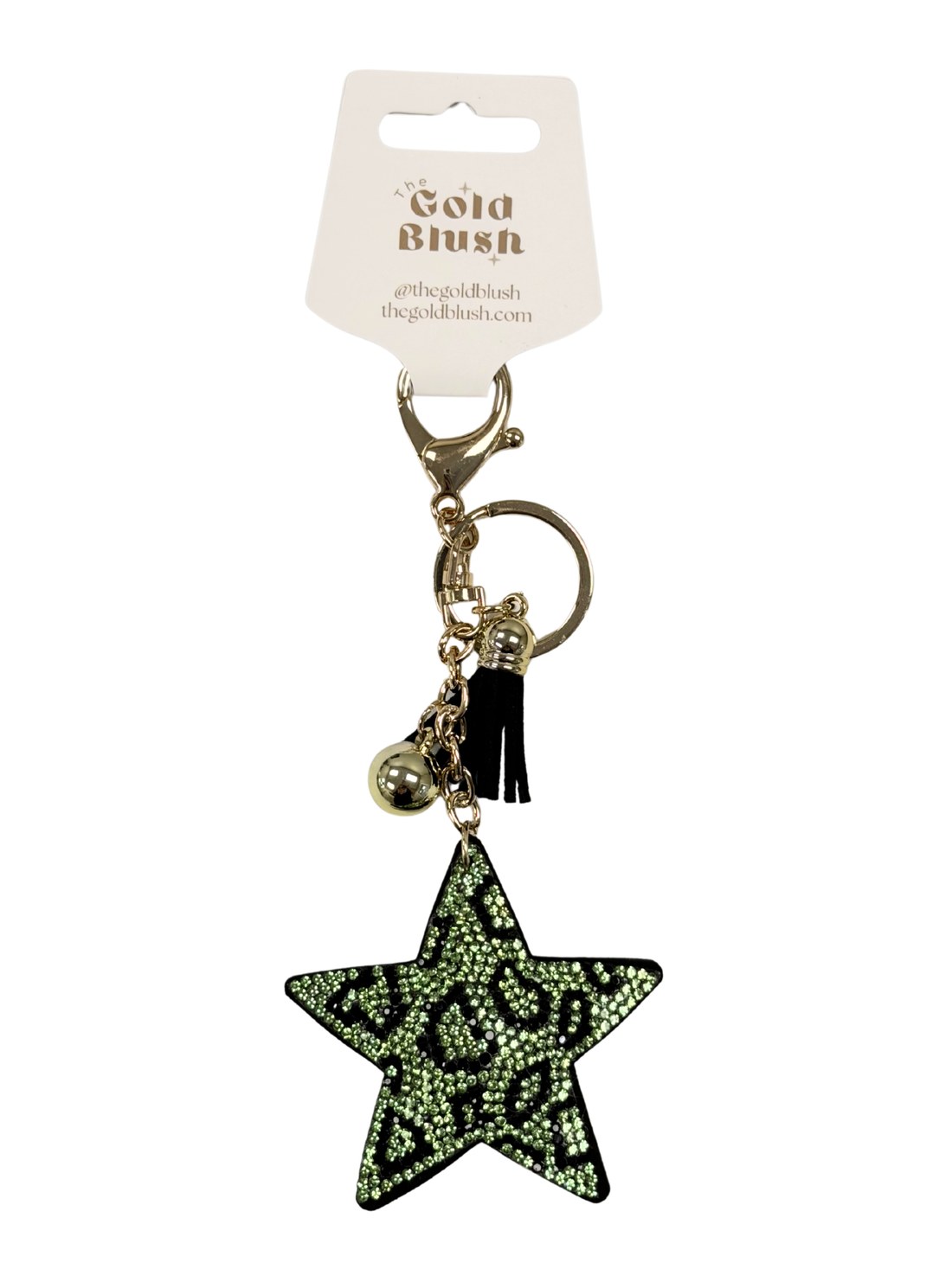 Sparkle star bag charm